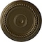 Ekena Millwork Alexandria Rope Ceiling Medallion (Fits Canopies up to 4 5/8"), 19 5/8"OD x 1 1/2"P, Brass CM18ALBRS - alternate 1